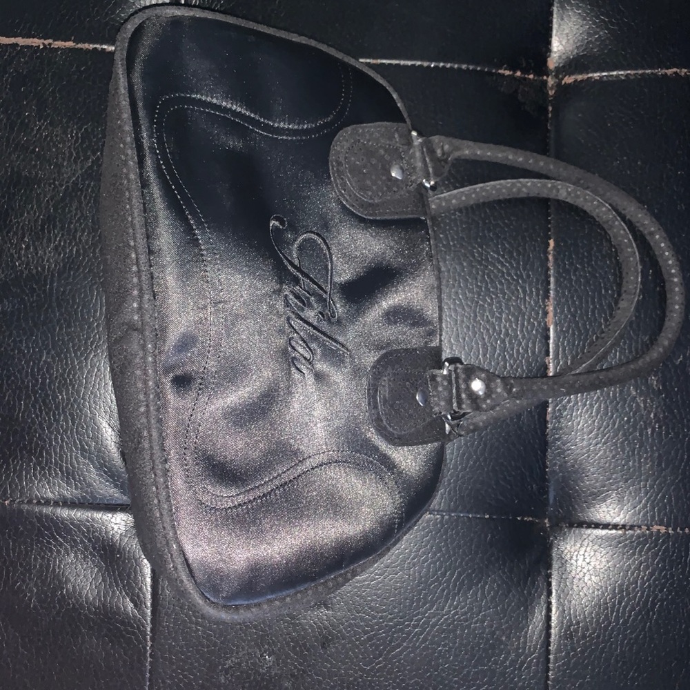 Black vintage fila purse